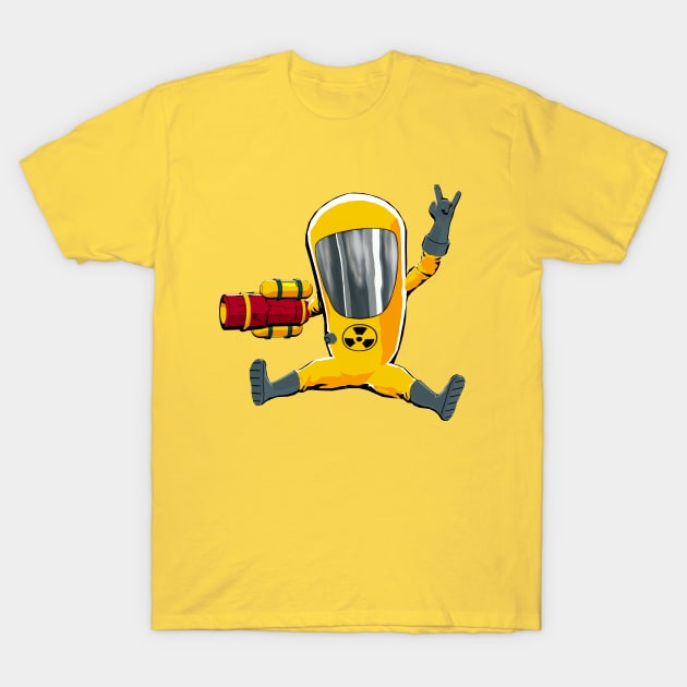 Gary the Hazmat Scientist T-Shirt by Implausible Industries